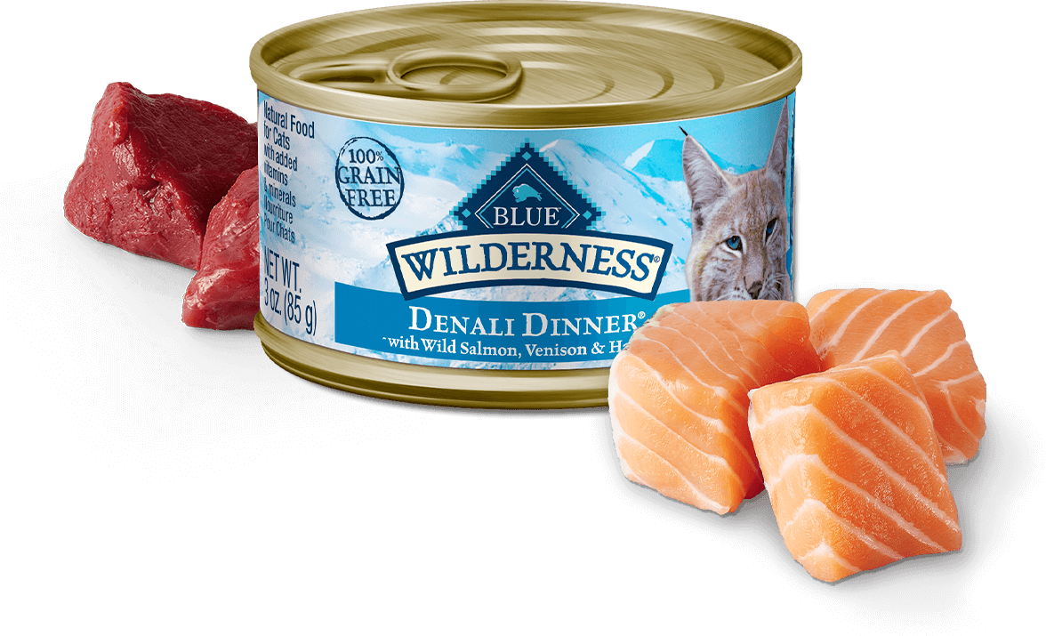 BLUE Buffalo Wilderness Denali Dinner With Wild Salmon, Venison And Halibut - Adult Cat